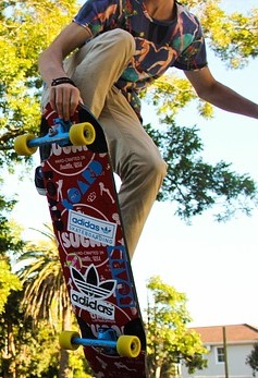 skateboard Übung ausschnitt