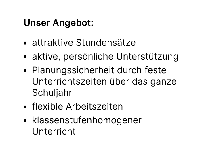 Angebot
